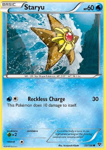 Carta Staryu 33/146 do set XY — Pokémon TCG | Bynx