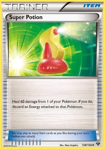 Carta Super Potion 128/146 do set XY — Pokémon TCG | Bynx