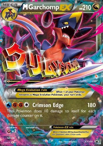 Carta M Garchomp-EX do set XY Promos — Pokémon TCG | Bynx