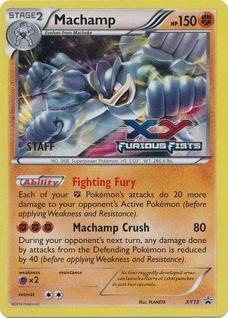 Carta Machamp - STAFF do set XY Promos — Pokémon TCG | Bynx