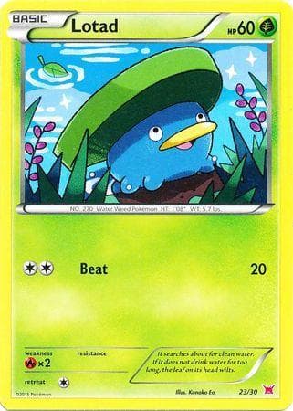 Lotad (Pink Symbol) 23 — XY Trainer Kit: Latias and Latios