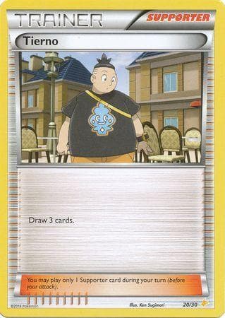Tierno (Pink Symbol) 20/30 — XY Trainer Kit: Pikachu Libre and Suicune