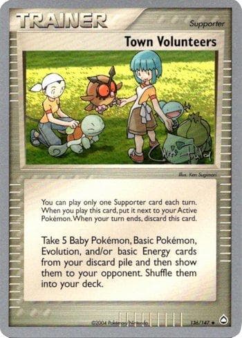 Carta Town Volunteers (17/25) do set World Championship 2004: Blaziken Tech — Pokémon TCG | Bynx