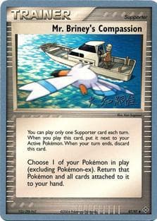 Carta Mr. Briney's Compassion (13/22) do set World Championship 2004: Magma Spirit — Pokémon TCG | Bynx