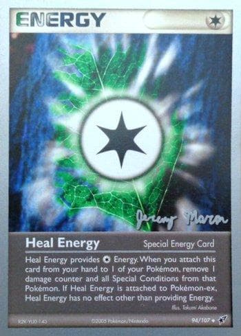 Carta Heal Energy (17/20) do set World Championship 2005: Queendom Grass — Pokémon TCG | Bynx