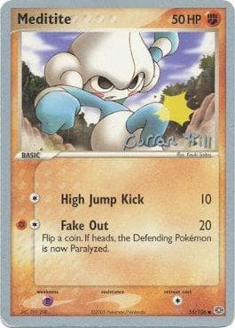 Carta Meditite (01/18) do set World Championship 2005: Bright Aura — Pokémon TCG | Bynx