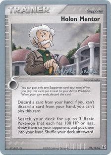 Carta Holon Mentor (13/25) do set World Championship 2006: Suns & Moons — Pokémon TCG | Bynx