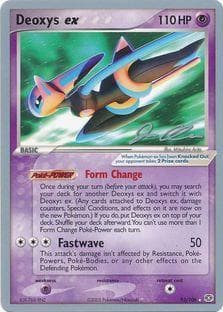 Carta Deoxys ex (06/20) do set World Championship 2006: Mewtrick — Pokémon TCG | Bynx