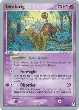 Carta Girafarig (07/20) do set World Championship 2006: Mewtrick — Pokémon TCG | Bynx
