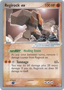Carta Regirock ex (05/20) do set World Championship 2006: Mewtrick — Pokémon TCG | Bynx