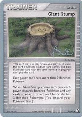 Carta Giant Stump do set World Championship 2006: Eeveelutions — Pokémon TCG | Bynx