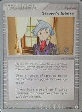 Carta Steven's Advice do set World Championship 2006: Eeveelutions — Pokémon TCG | Bynx