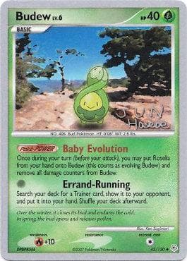 Carta Budew (09/28) do set World Championship 2007: Flyvees — Pokémon TCG | Bynx