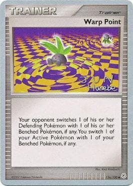 Carta Warp Point (25/28) do set World Championship 2007: Flyvees — Pokémon TCG | Bynx