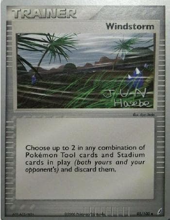 Carta Windstorm (20/28) do set World Championship 2007: Flyvees — Pokémon TCG | Bynx
