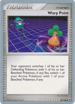 Carta Warp Point (04/19) do set World Championship 2008: Bliss Control — Pokémon TCG | Bynx