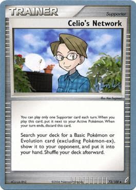 Carta Celio's Network (17/29) do set World Championship 2008: Empotech — Pokémon TCG | Bynx