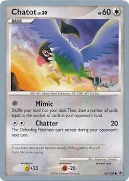 Carta Chatot (09/29) do set World Championship 2008: Empotech — Pokémon TCG | Bynx