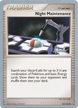 Carta Night Maintenance (20/29) do set World Championship 2008: Empotech — Pokémon TCG | Bynx