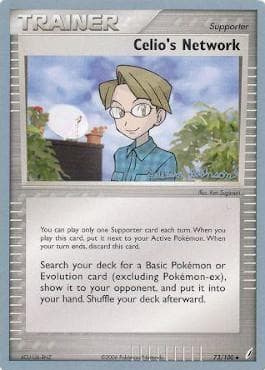 Carta Celio's Network (09/20) do set World Championship 2008: Intimidation — Pokémon TCG | Bynx
