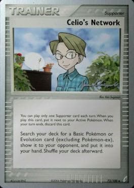 Carta Celio's Network (15/27) do set World Championship 2008: Psychic Lock — Pokémon TCG | Bynx