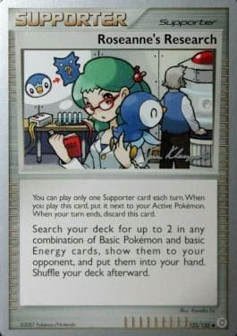 Carta Roseanne's Research (14/27) do set World Championship 2008: Psychic Lock — Pokémon TCG | Bynx