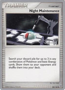 Carta Night Maintenance (23/32) do set World Championship 2009: Crowned Tiger — Pokémon TCG | Bynx