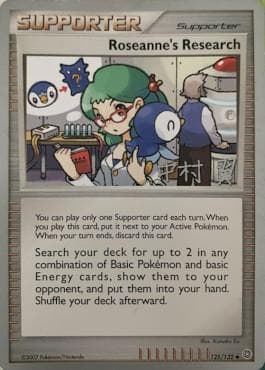 Carta Roseanne's Research (18/32) do set World Championship 2009: Crowned Tiger — Pokémon TCG | Bynx