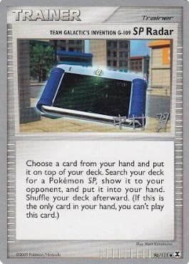 Carta SP Radar (27/32) do set World Championship 2009: Crowned Tiger — Pokémon TCG | Bynx