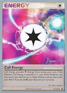 Carta Call Energy (23/24) do set World Championship 2009: Queengar — Pokémon TCG | Bynx