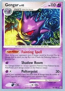 Carta Gengar (12/24) do set World Championship 2009: Queengar — Pokémon TCG | Bynx