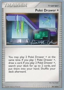 Carta Poké Drawer + (23/28) do set World Championship 2009: Stallgon — Pokémon TCG | Bynx