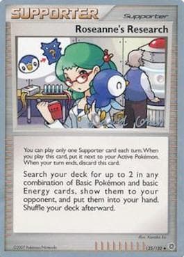 Carta Roseanne's Research (16/28) do set World Championship 2009: Stallgon — Pokémon TCG | Bynx