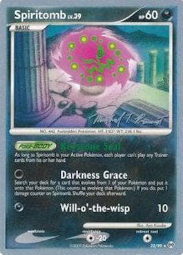 Carta Spiritomb (17/32) do set World Championship 2010: Boltevoir — Pokémon TCG | Bynx