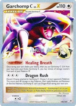 Carta Garchomp C LV.X (01/30) do set World Championship 2010: LuxChomp of the Spirit — Pokémon TCG | Bynx