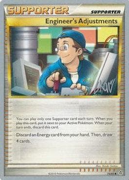 Carta Engineer's Adjustments (08/19) do set World Championship 2011: Reshiphlosion — Pokémon TCG | Bynx