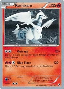 Carta Reshiram (01/19) do set World Championship 2011: Reshiphlosion — Pokémon TCG | Bynx