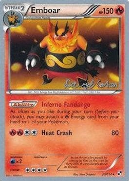 Carta Emboar (01/22) do set World Championship 2011: Twinboar — Pokémon TCG | Bynx