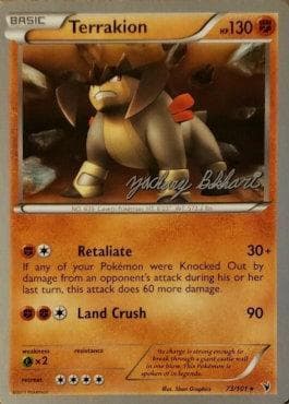 Carta Terrakion (03/24) do set World Championship 2012: CMT Deck — Pokémon TCG | Bynx