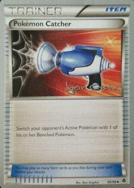 Carta Pokémon Catcher (10/22) do set World Championship 2012: Pesadelo Prism — Pokémon TCG | Bynx