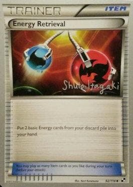 Carta Energy Retrieval (14/20) do set World Championship 2012: Terraki-Mewtwo — Pokémon TCG | Bynx