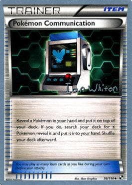 Carta Pokémon Communication (19/27) do set World Championship 2013: American Gothic — Pokémon TCG | Bynx