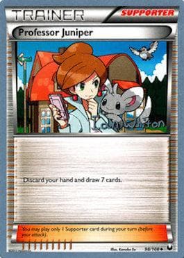 Carta Professora Juniper / Professor Juniper (12/27) 12/27 — Pokémon TCG | Bynx
