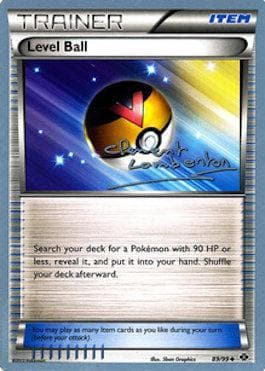 Carta Level Ball (13/19) do set World Championship 2013: Anguille Sous Roche — Pokémon TCG | Bynx