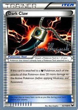 Carta Dark Claw (16/20) do set World Championship 2013: Darkrai Deck — Pokémon TCG | Bynx