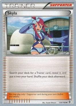 Carta Skyla (16/22) do set World Championship 2014: Emerald King — Pokémon TCG | Bynx