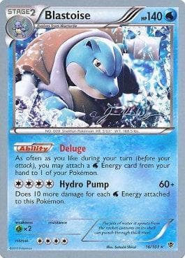 Carta Blastoise (01/23) do set World Championship 2015: Honorstoise — Pokémon TCG | Bynx