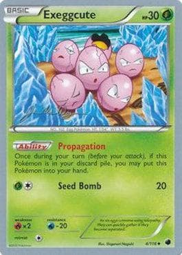 Carta Exeggcute (05/23) do set World Championship 2015: Honorstoise — Pokémon TCG | Bynx