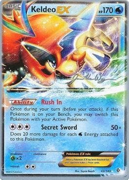 Carta Keldeo-EX (02/23) do set World Championship 2015: Honorstoise — Pokémon TCG | Bynx