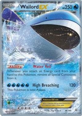 Carta Wailord-EX (08/23) do set World Championship 2015: Honorstoise — Pokémon TCG | Bynx